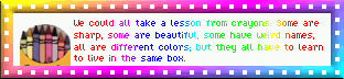 crayon lesson