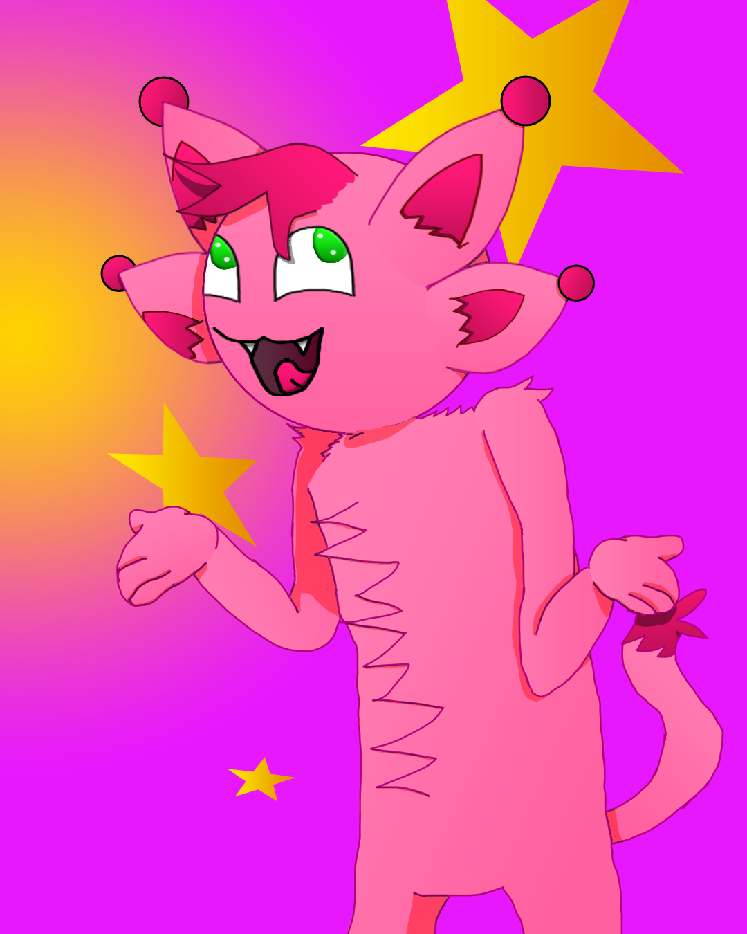 Drawing of my OC, Confetti