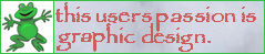 this user's passion is graphin design